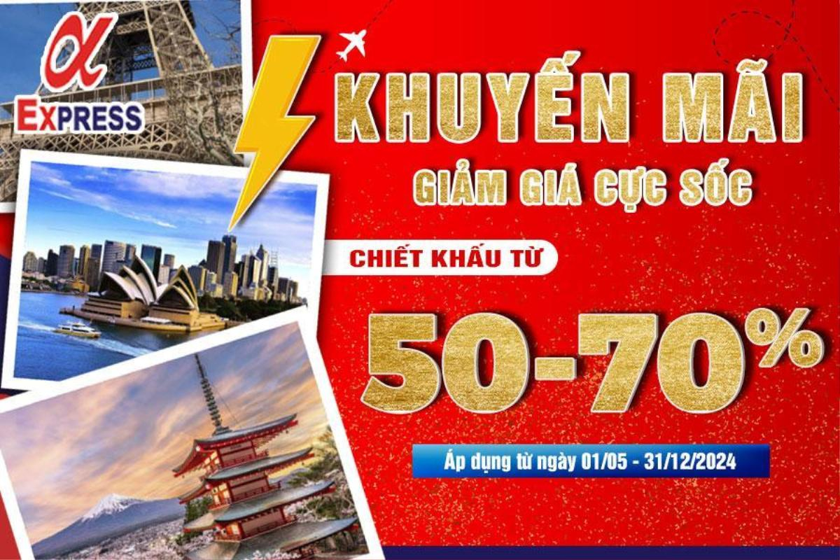 Gửi hàng quốc tế giá rẻ, nhận ngay chiết khấu khủng 50% - 70% tại Alpha Express Ảnh 1