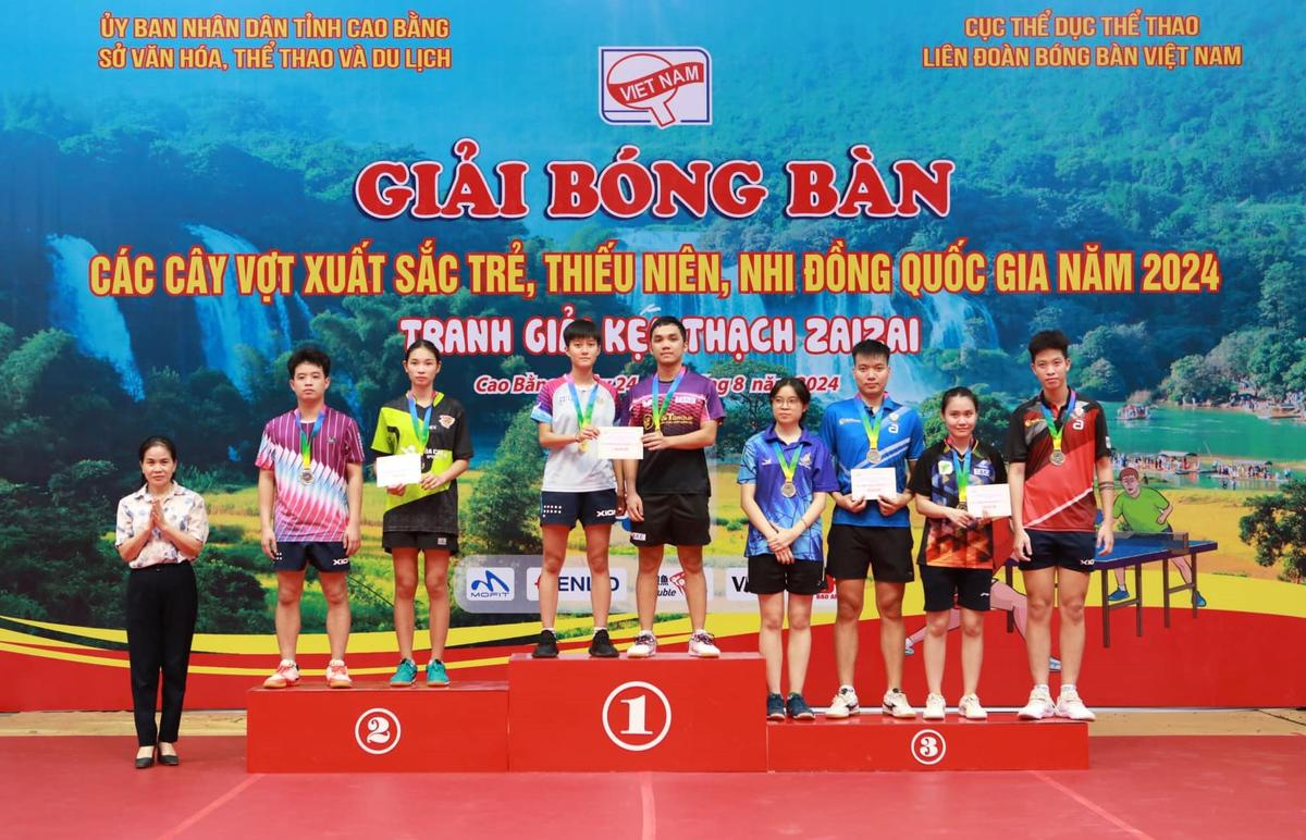 Bóng bàn CAND - T&T về nhất toàn đoàn với 14 huy chương vàng giải trẻ quốc gia Ảnh 1