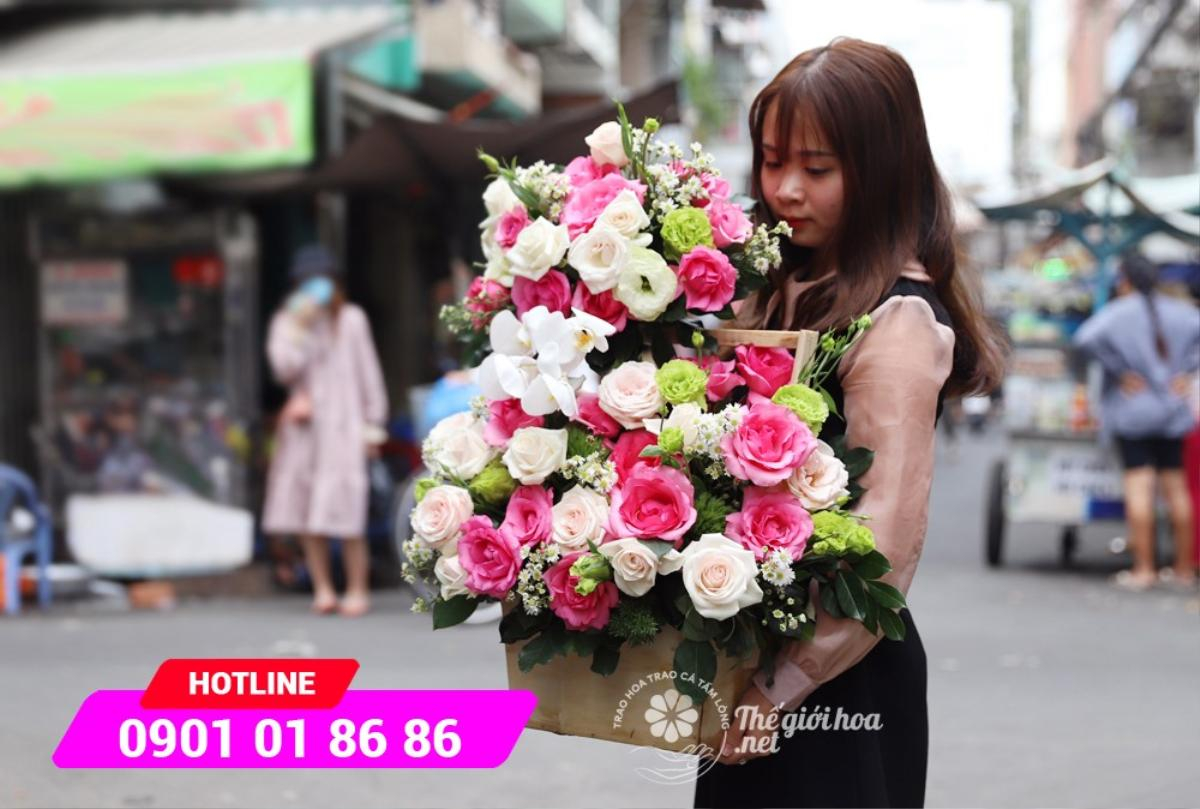 TOP mẫu hoa đẹp dành tặng phụ nữ ngày 20/10, đặt hoa giá rẻ Ảnh 1