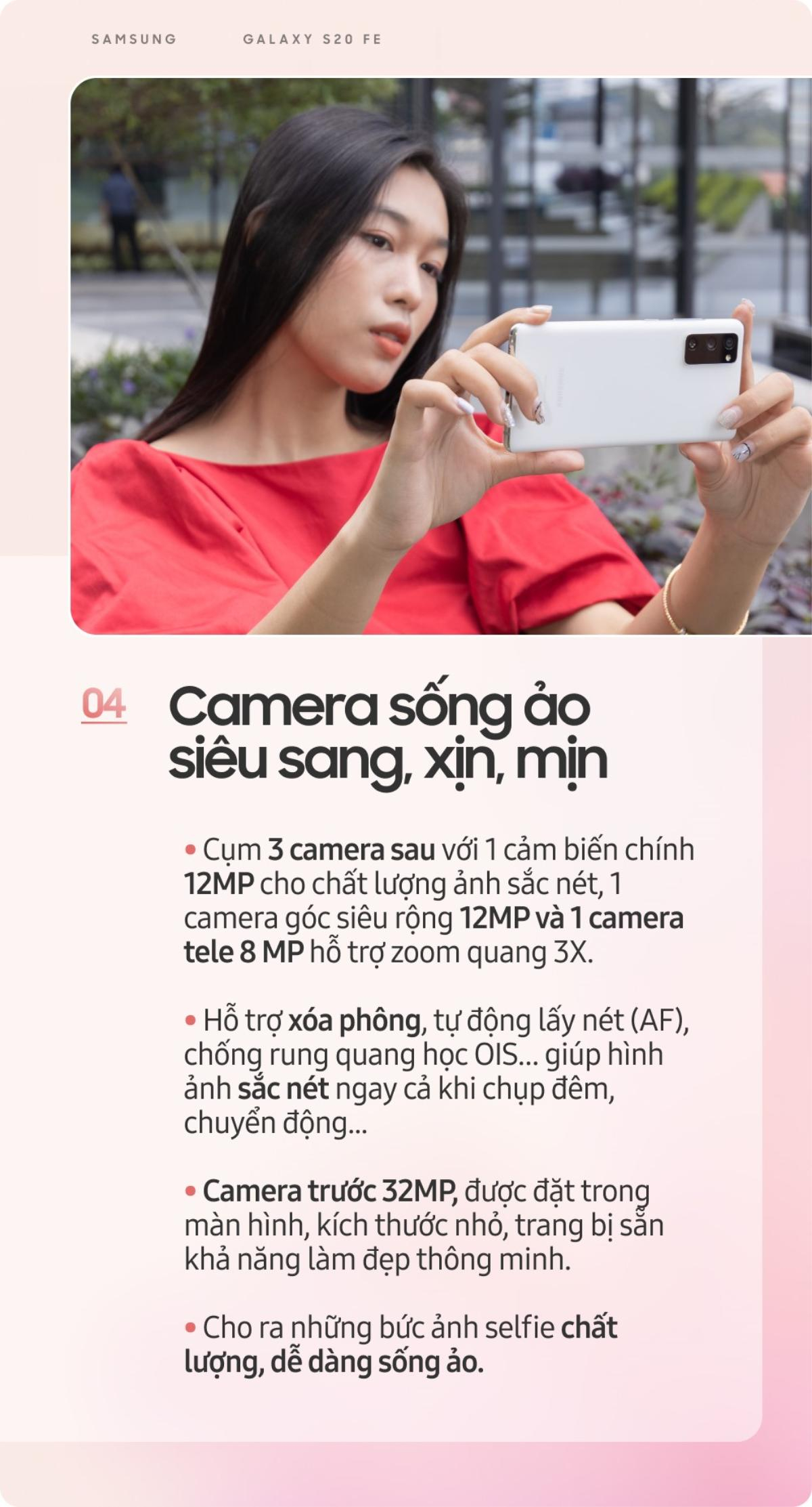 Samsung Galaxy S20 FE: Smartphone thời thượng với camera selfie cực đỉnh và 6 lựa chọn màu sắc Ảnh 6