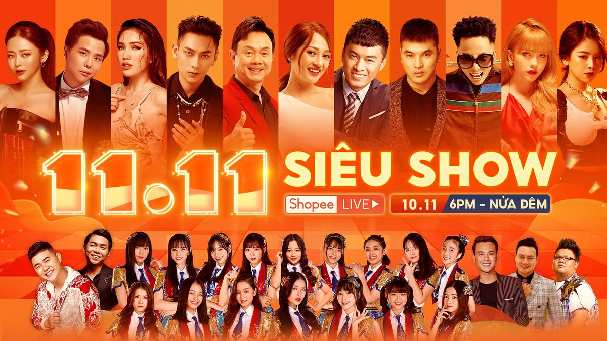 Shopee 11.11 Siêu Show: Giải trí thả ga - Nhận quà siêu ưu đãi Ảnh 5