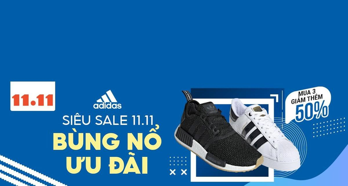 6 sản phẩm không thể bỏ qua trong 'Siêu Sale 11.11 Bùng Nổi Ưu Đãi' của adidas Ảnh 1