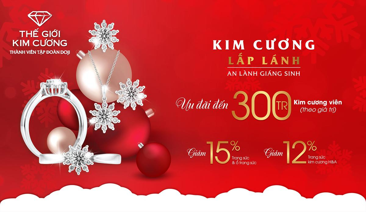 Thế Giới Kim Cương ưu đãi tới 20% dịp Noel Ảnh 1