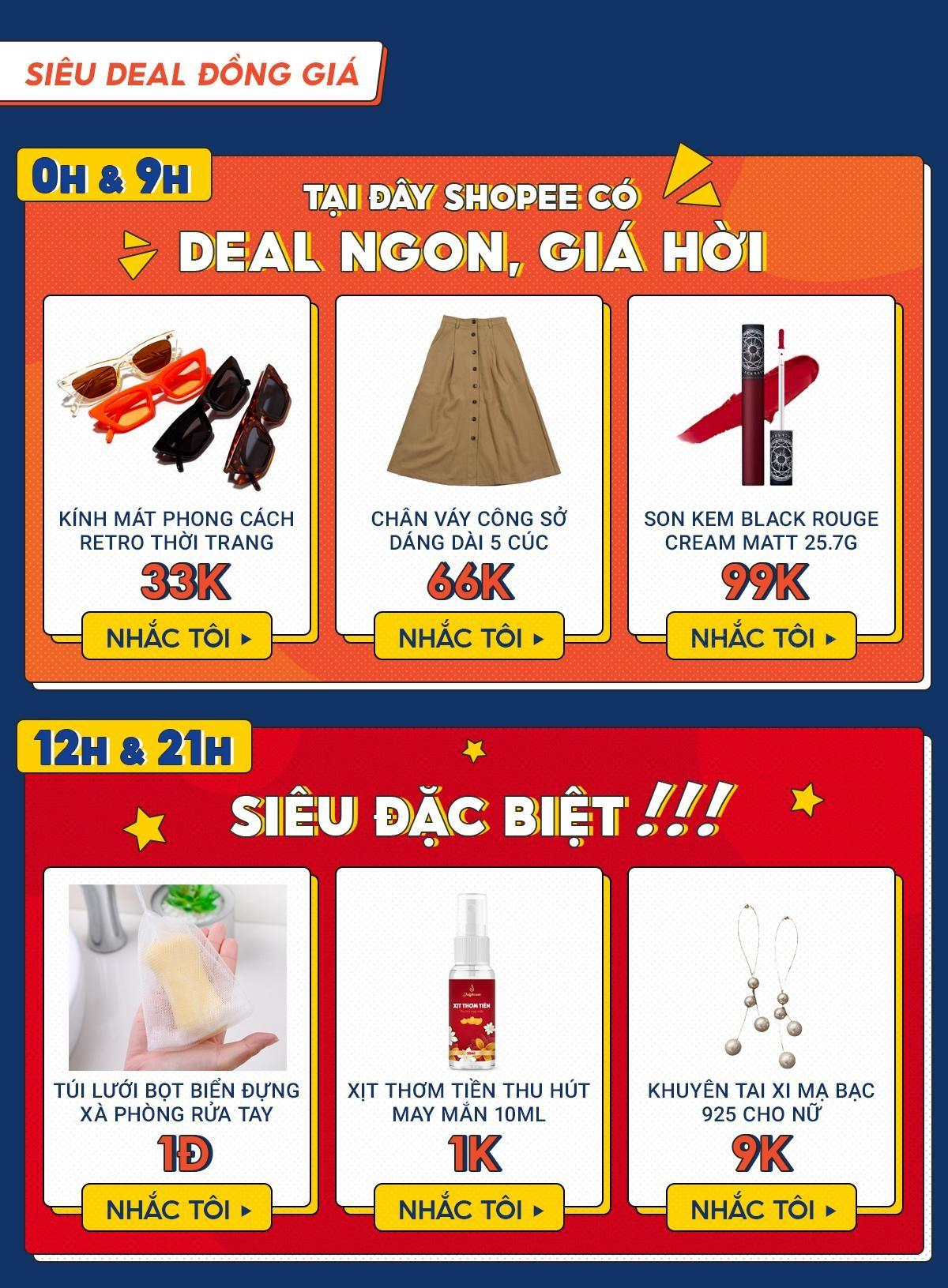 3.3 giờ G sắp điểm, cùng hóng Shopee Bật Mí Giá Sốc từ loạt deal siêu sale Ảnh 4