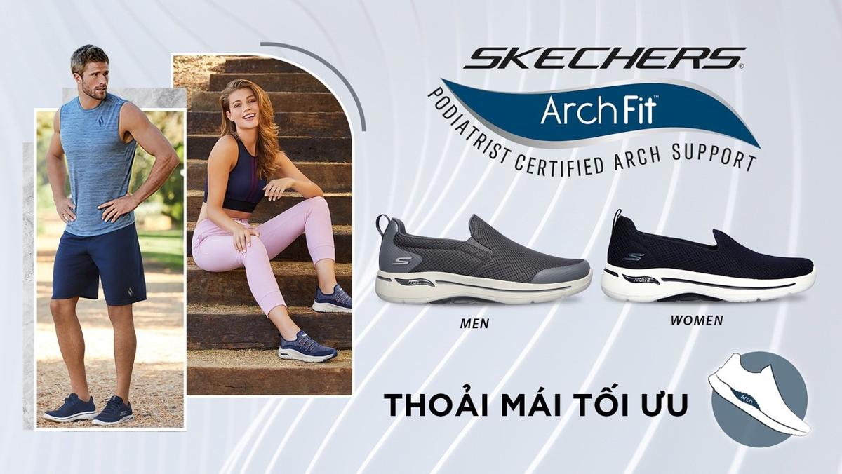 Giày thể thao Skechers Gowalk Arch Fit – 'item' mới trong bộ sưu tập của các tín đồ thời trang năng động Ảnh 1