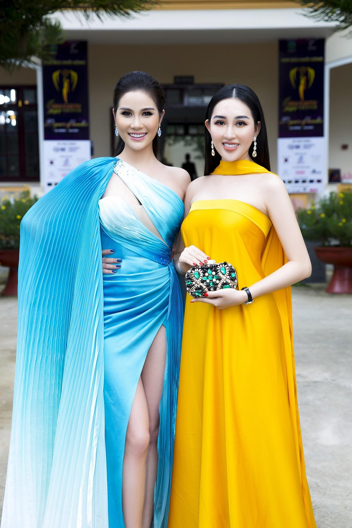 Hoa hậu Huỳnh Thuý Anh đẹp tỏa sáng tại họp báo Miss Earth Việt Nam 2021 Ảnh 4