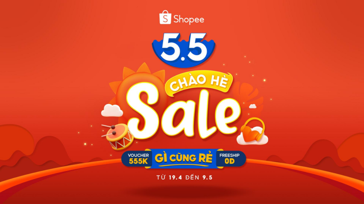 Yêu thì phải nói, cũng như 'đói' deal giảm giá thì phải lên 5.5 Sale Chào Hè trên Shopee Ảnh 9