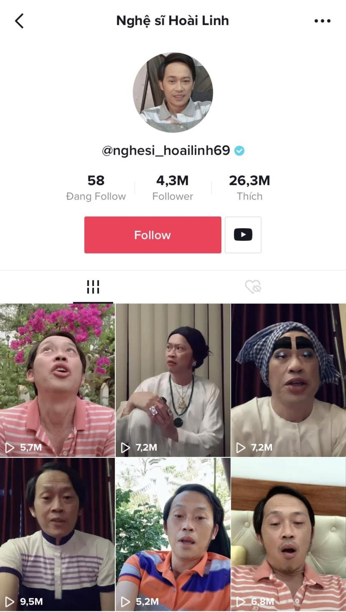 TikTok chạm mốc 4.3 triệu follow, nhận nút vàng Youtube - NSƯT Hoài Linh đang sắp quay lại showbiz? Ảnh 2