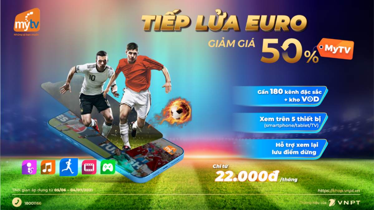 Tâm điểm thể thao hè 2021 - Cùng MyTV 'lăn' theo trái bóng 'Uniforia' của UEFA Euro 2020 Ảnh 3