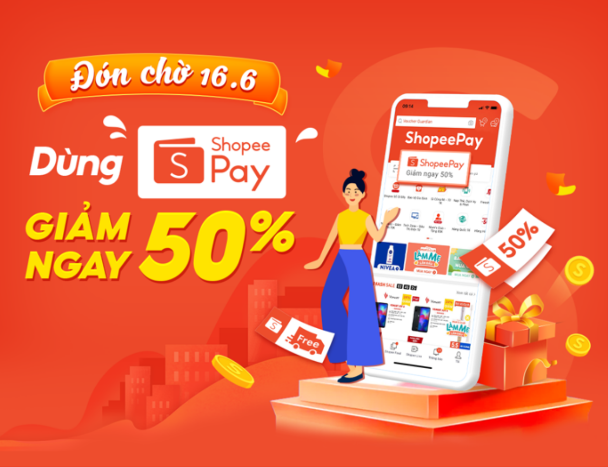 6 ưu đãi chất lừ tại ShopeePay 16.06, nhất định đừng bỏ lỡ! Ảnh 1