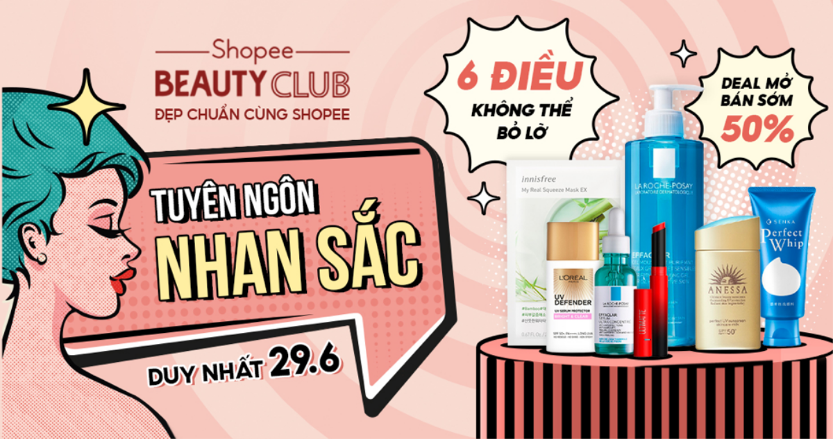 Hôm nay Shopee Beauty Club sale khủng: voucher, loạt ưu đãi giảm sâu độc quyền thành viên! Ảnh 6