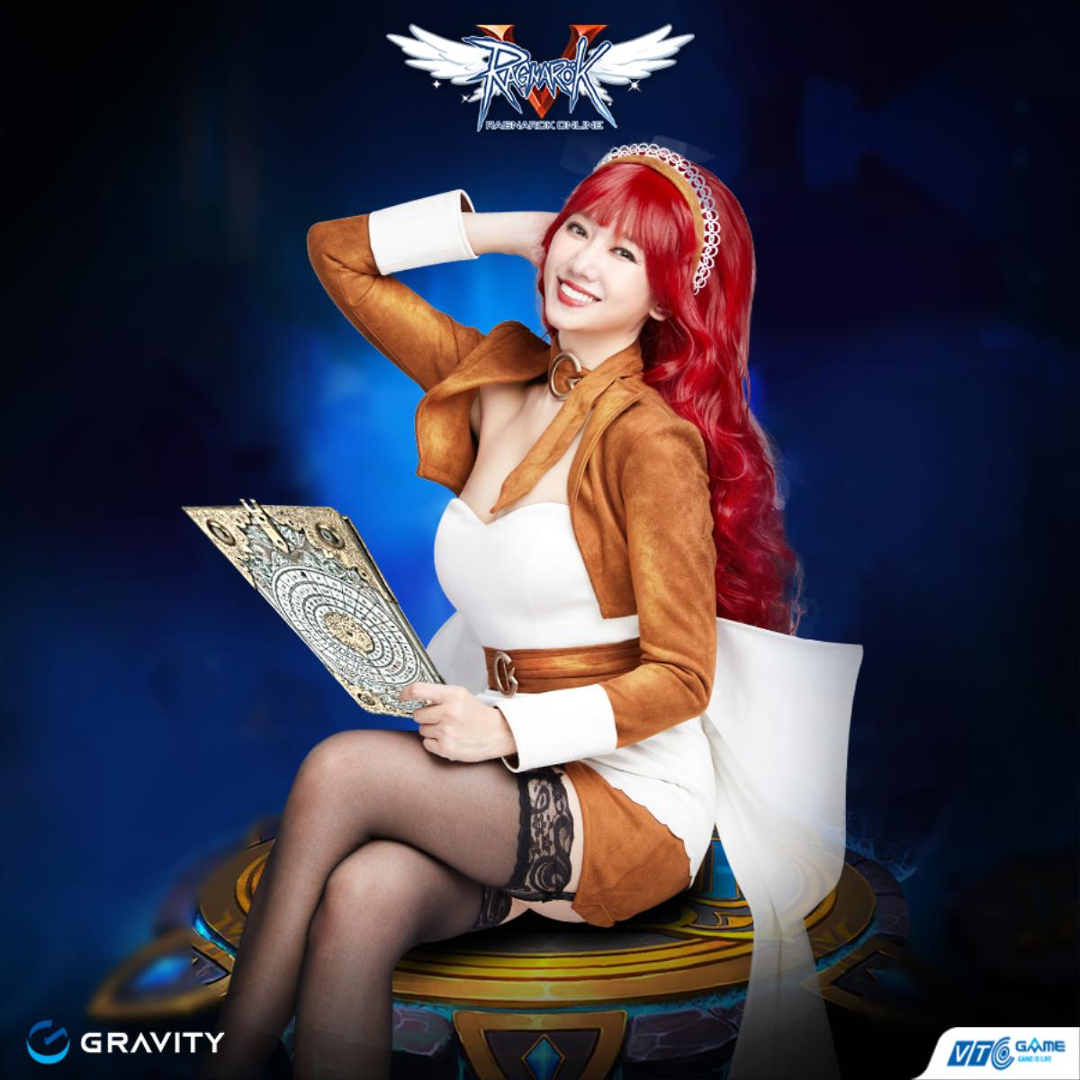 Cosplay Arch Bishop trong Ragnarok Online, Hari Won khoe vẻ đẹp sexy 'không vết muỗi đốt', vòng một nóng bỏng thách thức người xem! Ảnh 10