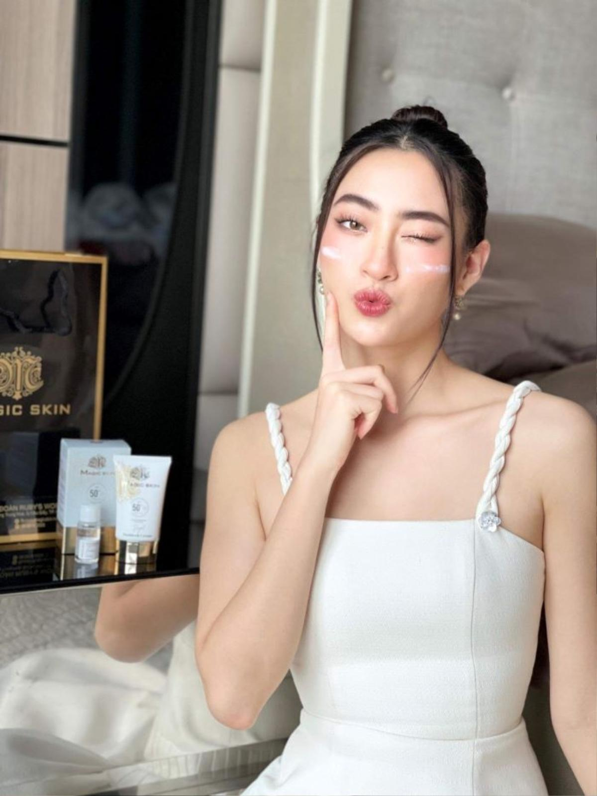 Kem chống nắng hoàng cung Magic Skin được hoa hậu Lương Thùy Linh tin dùng Ảnh 2