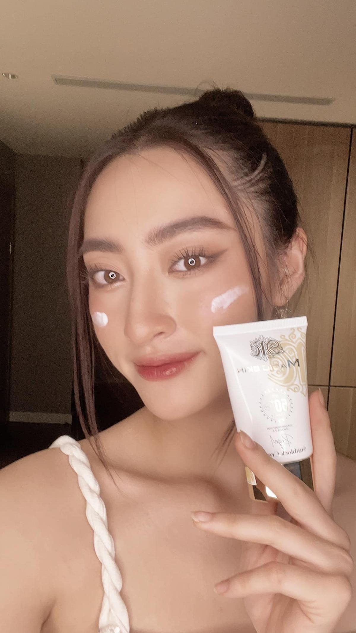 Kem chống nắng hoàng cung Magic Skin được hoa hậu Lương Thùy Linh tin dùng Ảnh 3