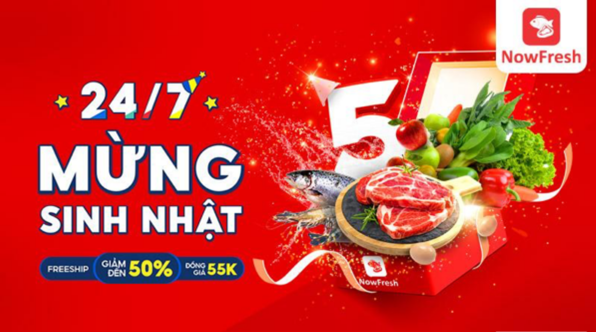 Sinh nhật 5 tuổi, Now khao món ngon giá hời, tung deal 0đ hấp dẫn Ảnh 2