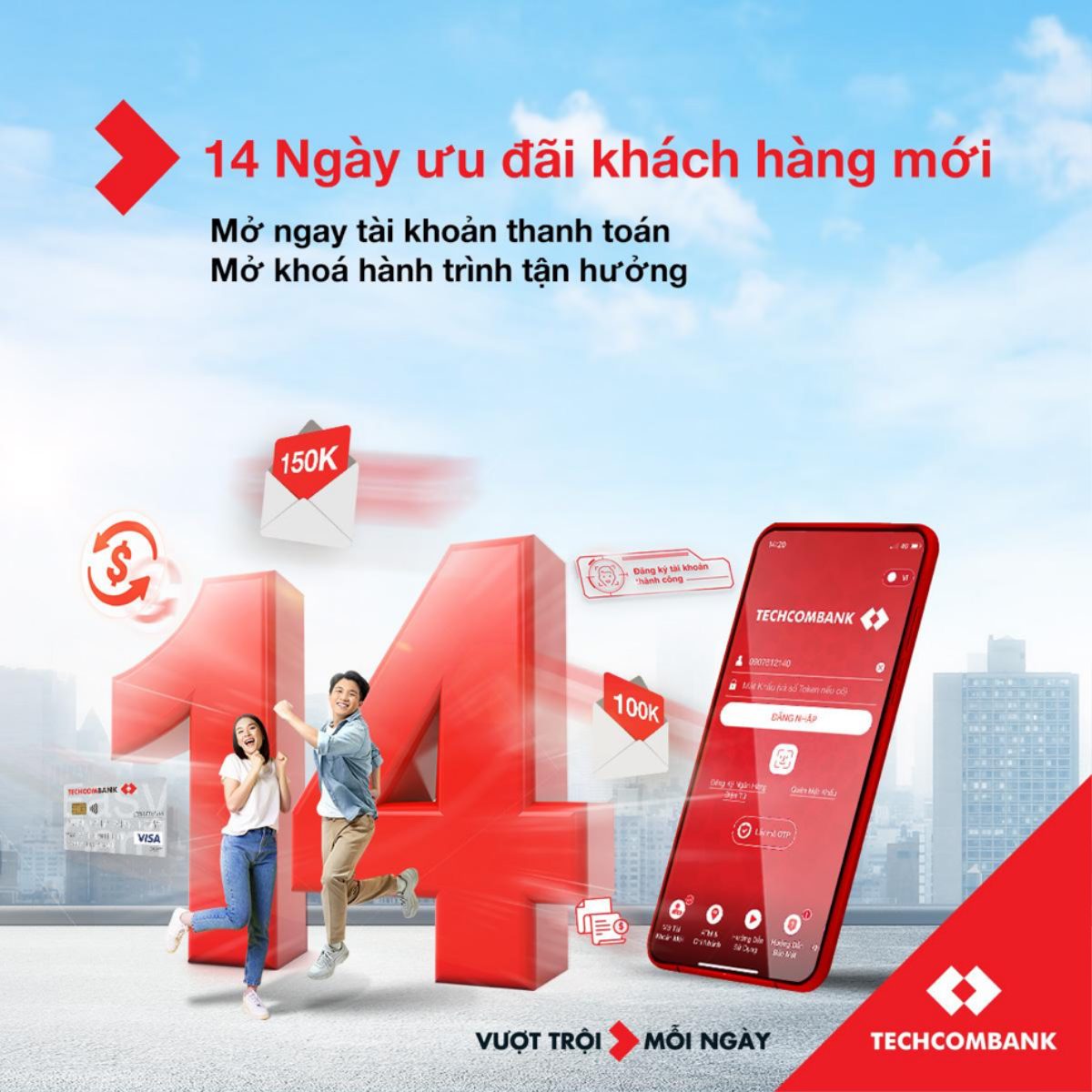 Lướt Shopee thả ga với tài khoản Techcombank miễn phí, mở online dùng ngay sau 5 phút Ảnh 2