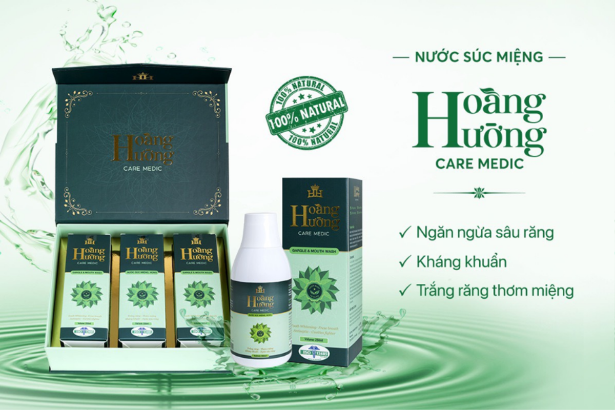 Công thức nước súc miệng thảo dược độc đáo của Dược phẩm Hoàng Hường Ảnh 2