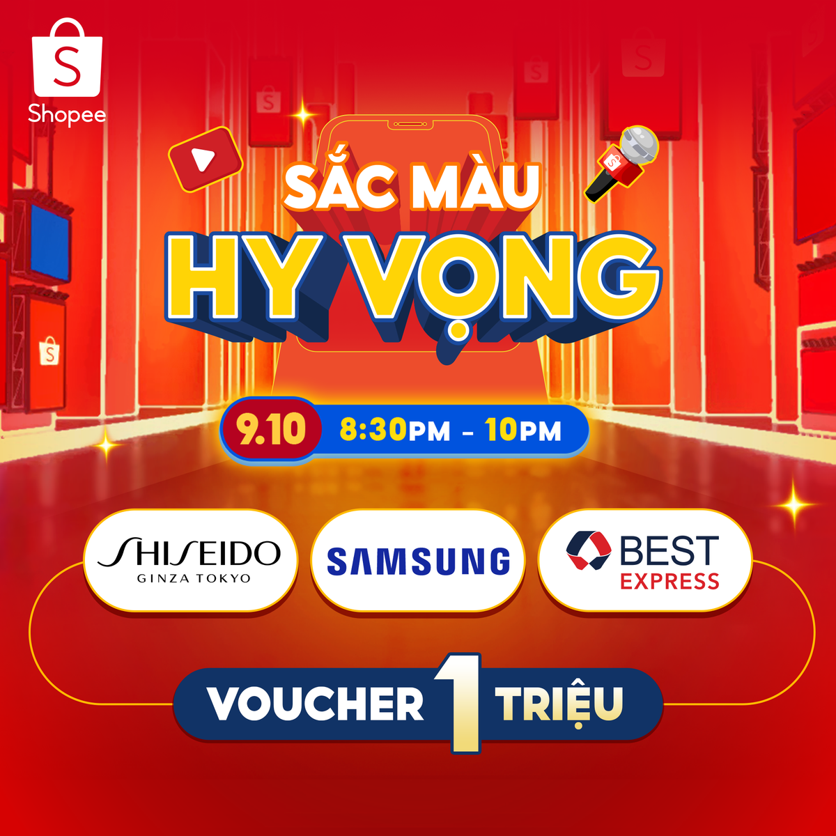 Đừng bỏ lỡ 8:30 tối nay cùng Sắc Màu Hy Vọng đón chờ 10.10 Siêu Sale Chính Hãng Ảnh 3