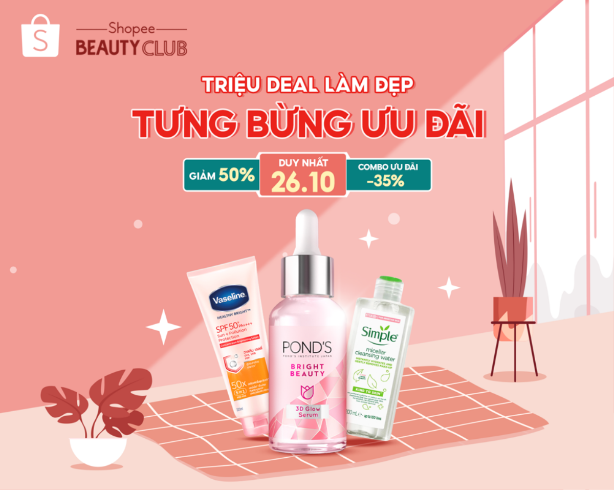 Shopee Beauty Club sale khủng tháng 10: Loạt deal giảm giá hấp dẫn, voucher siêu khủng độc quyền dành cho thành viên! Ảnh 6