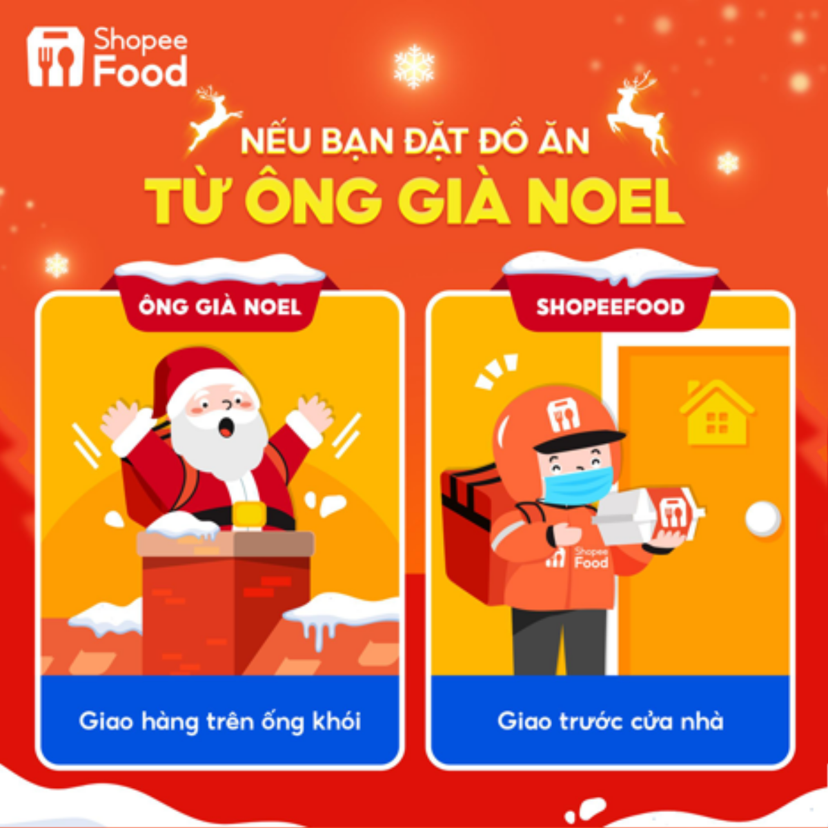 Ông già Noel ShopeeFood 'gõ cửa', bạn đã nhận quà chưa? Ảnh 3