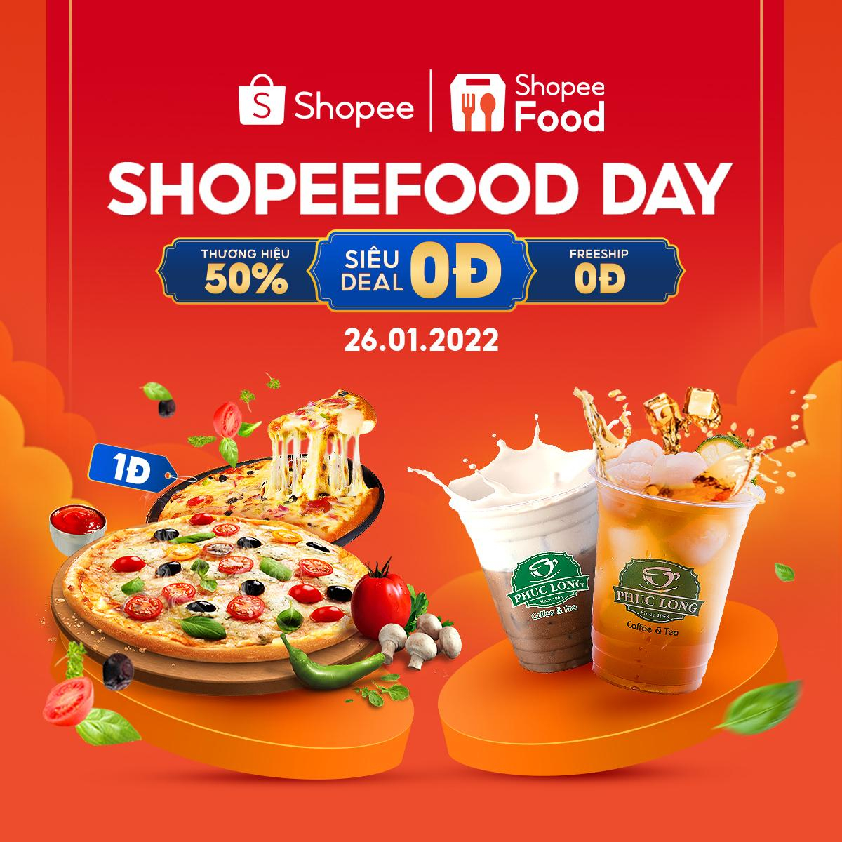 ShopeeFood Day: Ngày hội giảm giá 50%, deal 0Đ, 1Đ cùng loạt voucher chất lượng Ảnh 1