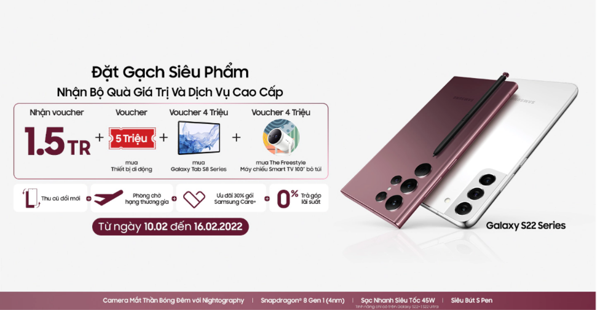 Nhanh tay đặt trước S22 Series giá ưu đãi để biến màn đêm thành không gian sáng tạo của bạn Ảnh 3