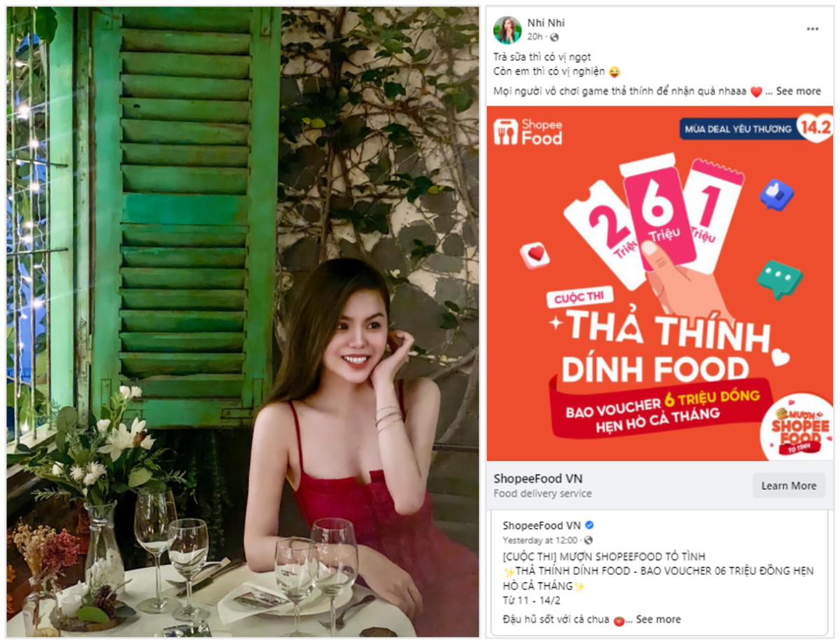 Mượn ShopeeFood tỏ tình mùa Valentine, rinh ngay voucher 6 triệu Ảnh 1