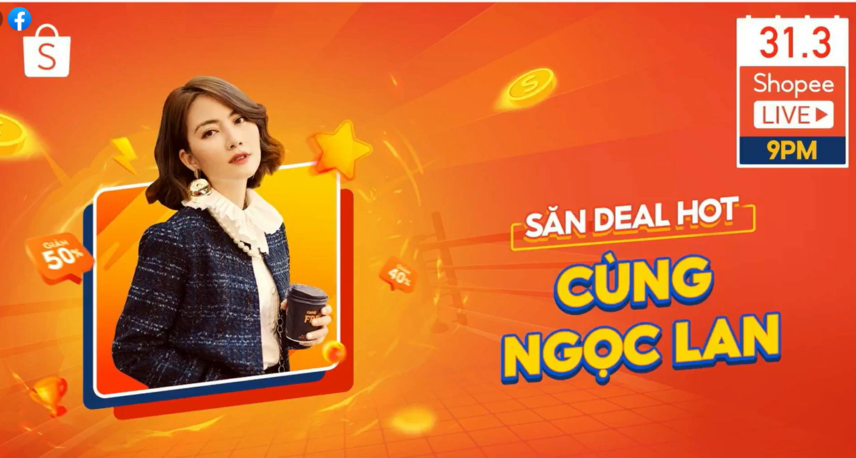 Ngọc Lan, Duy Khánh livestream 'tám' chuyện săn sale 4.4 Gì Cũng Rẻ: vừa bật mí nhiều bí kíp hay, vừa giới thiệu cho fan loạt voucher cực chất Ảnh 4