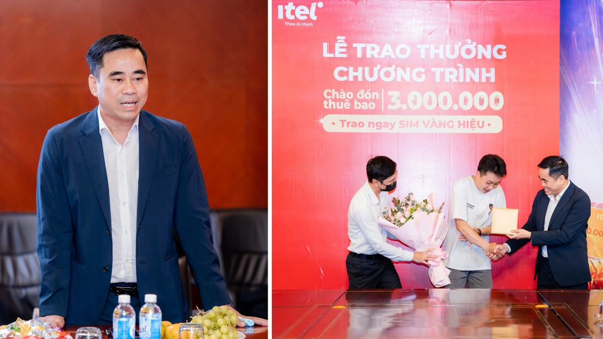 Trao giải mừng 3 triệu thuê bao – iTel tặng chủ nhân giải thưởng SIM Vàng trị giá 300.000.000 VNĐ Ảnh 4