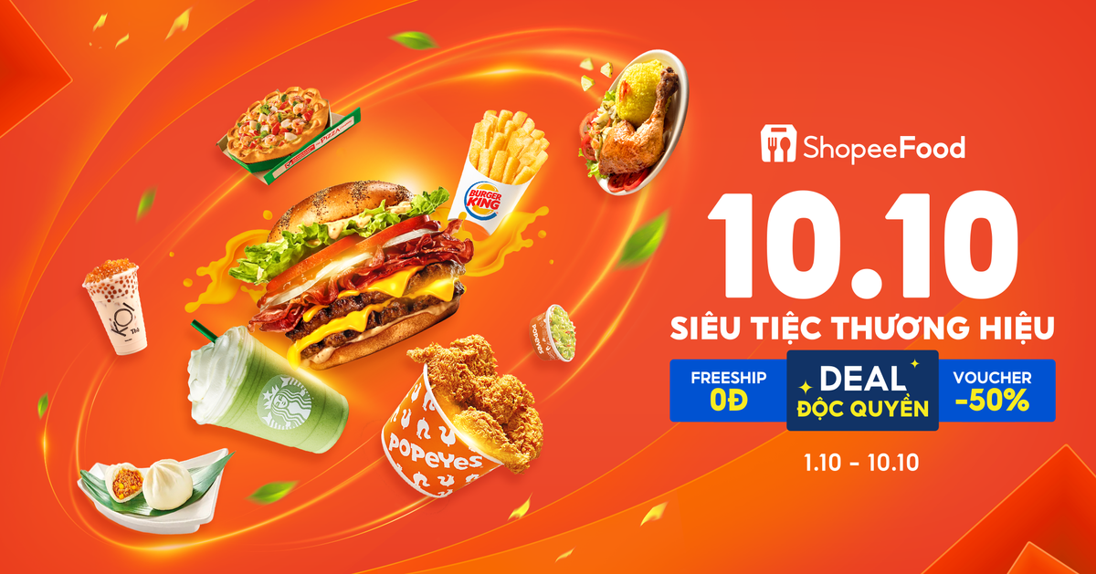 'Chốt đơn' liền tay với 5 deal độc quyền giảm giá 'hời' trong sự kiện ShopeeFood 10.10 Ảnh 4