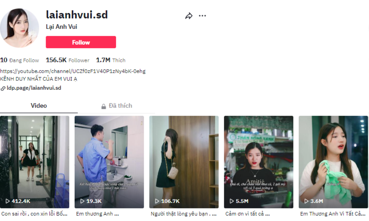 Lại Anh Vui - Cô gái trẻ hút triệu like trên TikTok nhờ content về gia đình Ảnh 4