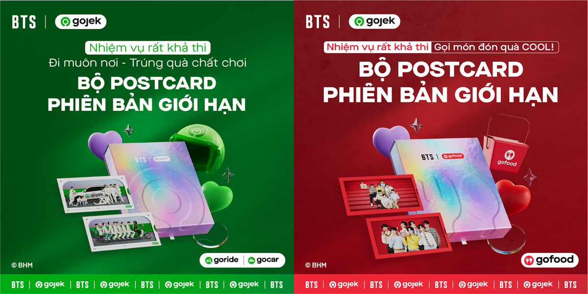 Fan Việt nhất định không được bỏ lỡ cơ hội săn quà BTS | Gojek siêu chất Ảnh 1