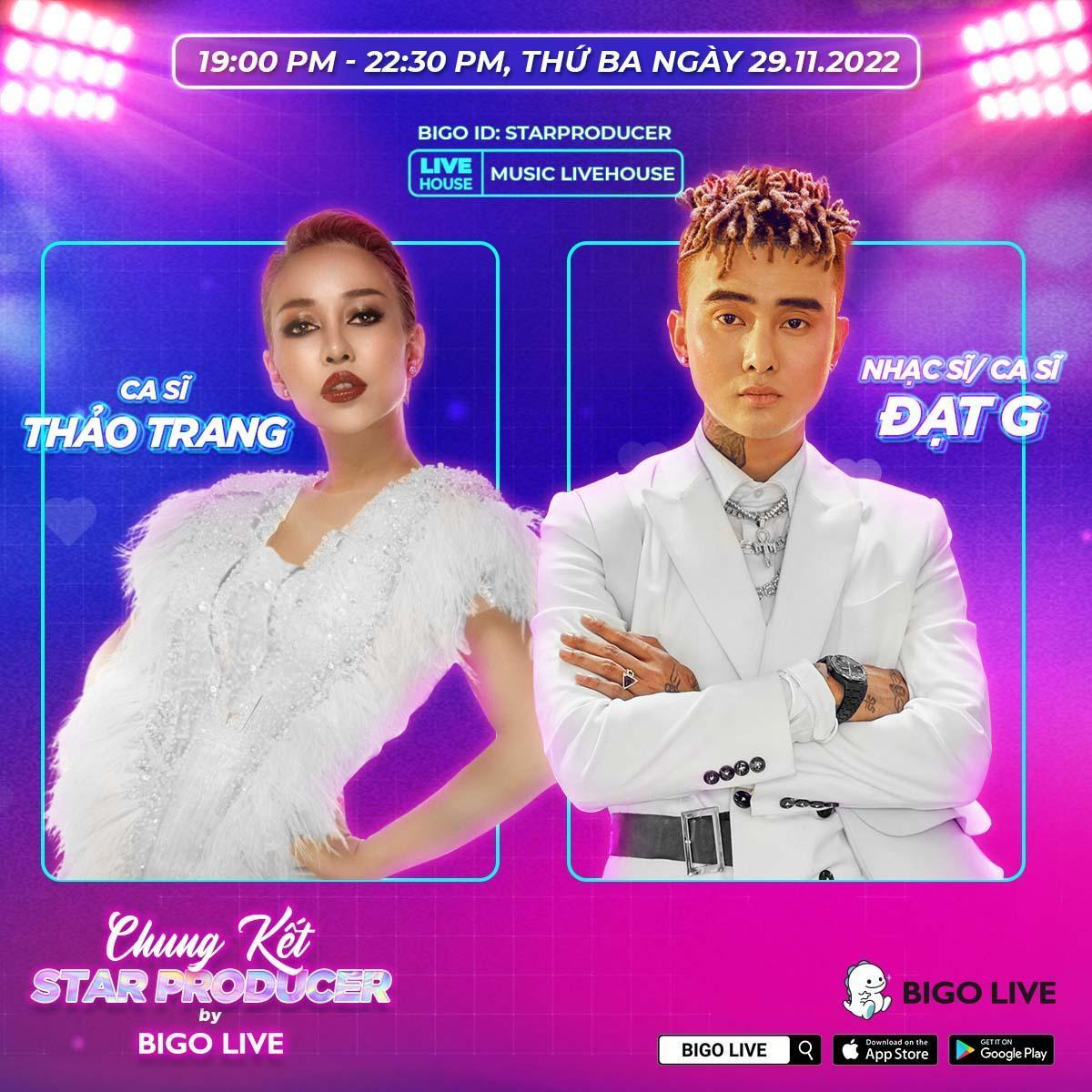 Thảo Trang & Đạt G trở thành ban giám khảo đêm chung kết Star Producer by Bigo Live Ảnh 2