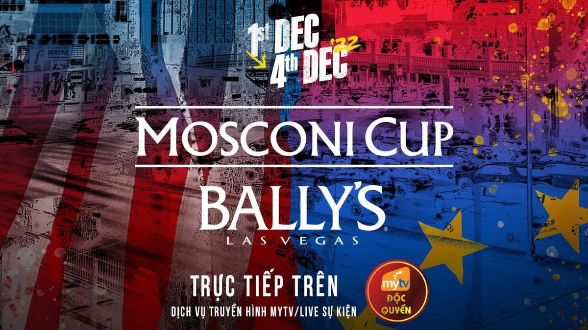 Giải Bi-a Pool Mosconi Cup 2022 danh giá trực tiếp và độc quyền trên Truyền hình MyTV Ảnh 1