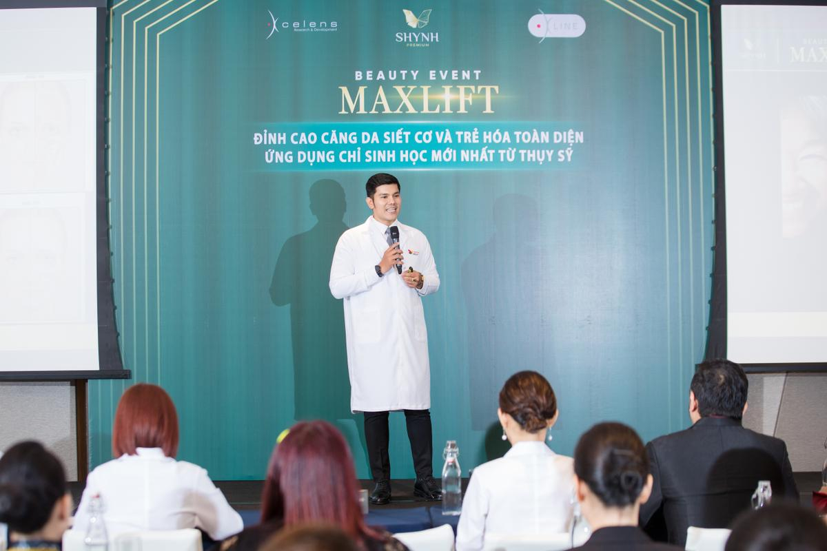 Sĩ Thanh khoe body sexy đến ngộp thở cùng visual 'hết nước chấm' tại Beauty Event MaxLift Ảnh 5