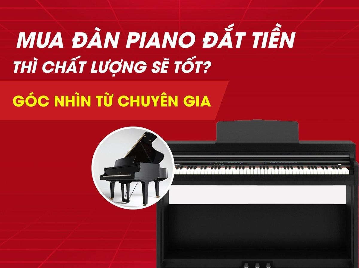 Cứ mua đàn piano đắt tiền thì chất lượng sẽ tốt? Góc nhìn từ chuyên gia Ảnh 1