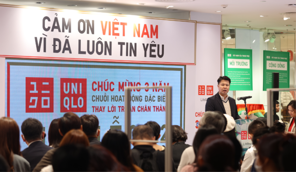 UNIQLO tổ chức sự kiện kỷ niệm 3 năm tại việt nam cùng 'tuần lễ cảm ơn' từ 02 - 15.12 Ảnh 1