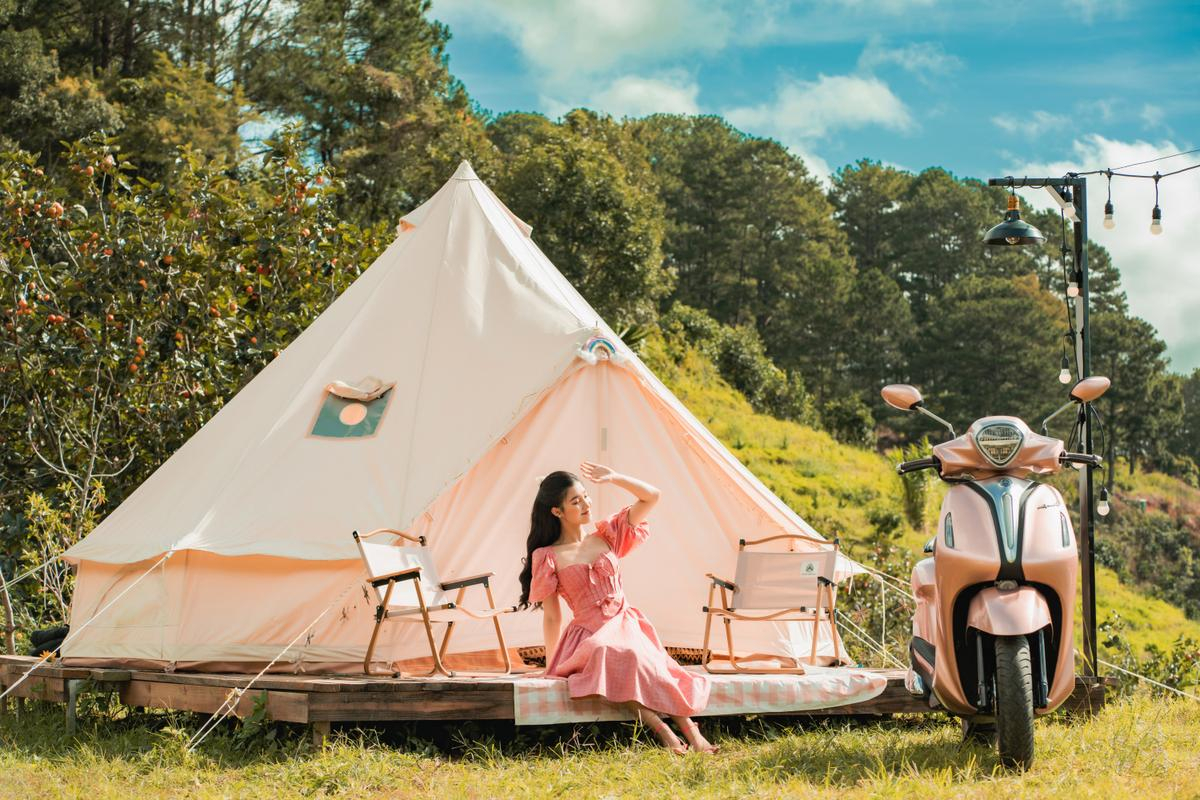 Cùng á hậu Phương Nhi trải nghiệm Glamping Đà Lạt cùng hội bạn thân Ảnh 3