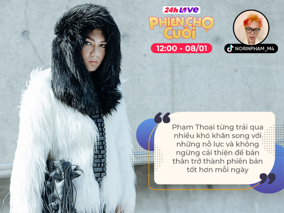 TikToker Phạm Thoại hành trình từ 'Thánh chửi' đến đại sứ thương hiệu của 24h Live Phiên Chợ Cuối Ảnh 2