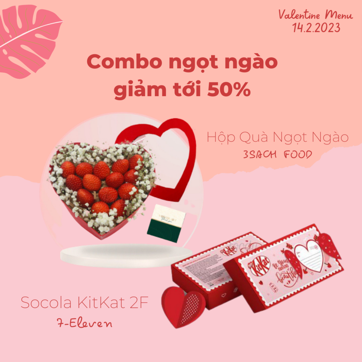 Mua 1 tặng 1, deal ngon giảm 50%, món ngon 0 đồng và 'cơn mưa' quà tặng Valentine ngọt ngào từ ShopeeFood Ảnh 4