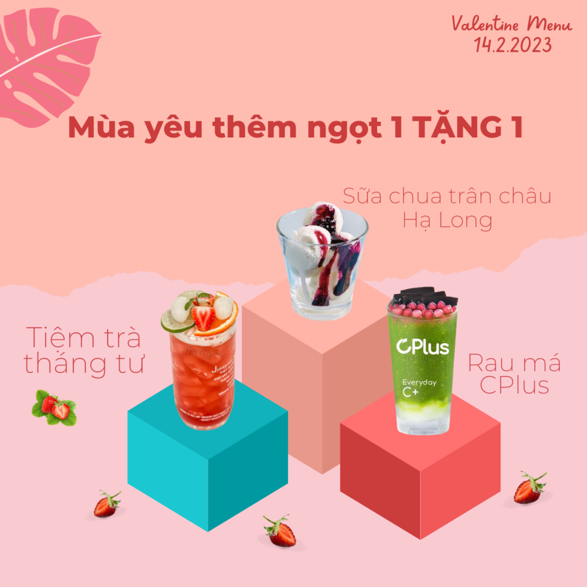 Mua 1 tặng 1, deal ngon giảm 50%, món ngon 0 đồng và 'cơn mưa' quà tặng Valentine ngọt ngào từ ShopeeFood Ảnh 3