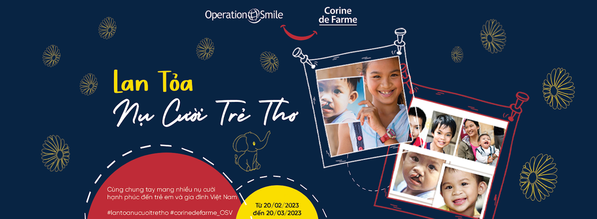 Corine de Farme kết hợp cùng tổ chức Operation Smile 'lan tỏa nụ cười trẻ thơ' Ảnh 5