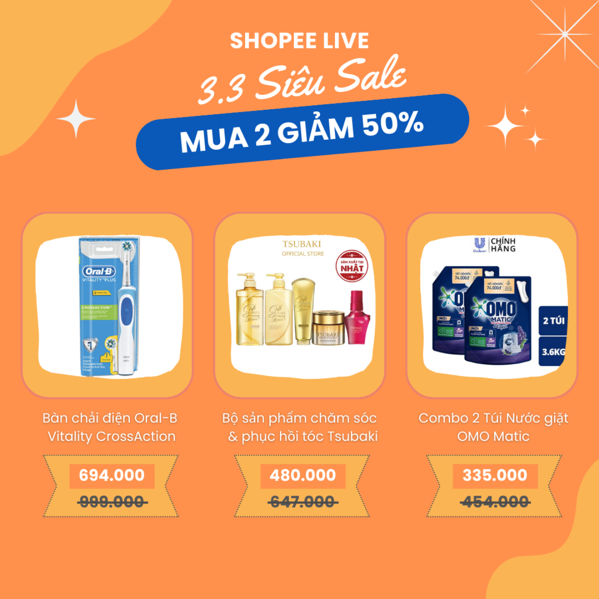 Mua 2 giảm 50%, chuyện khó tin nhưng thật chỉ có tại Shopee Live hôm nay Ảnh 5