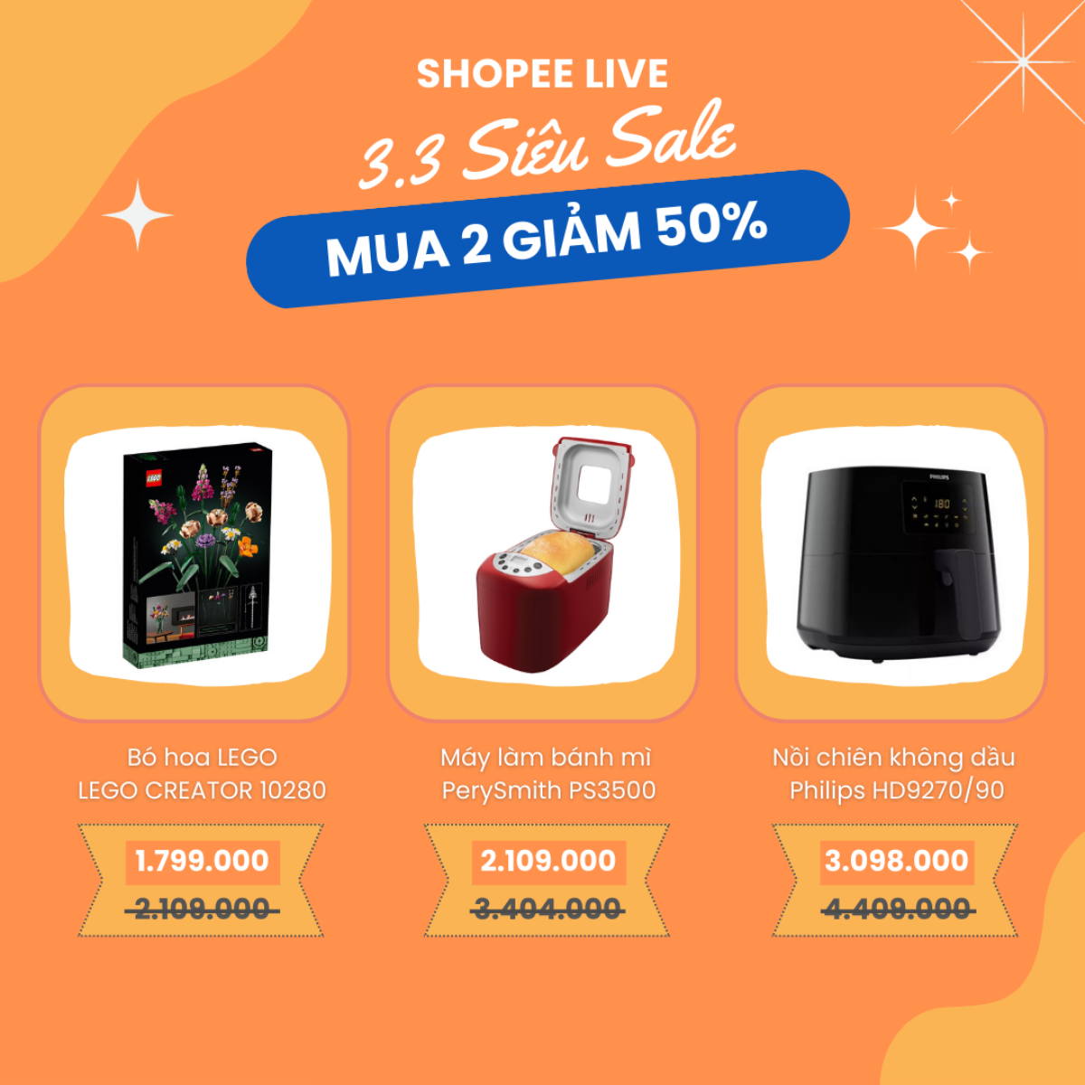 Mua 2 giảm 50%, chuyện khó tin nhưng thật chỉ có tại Shopee Live hôm nay Ảnh 3