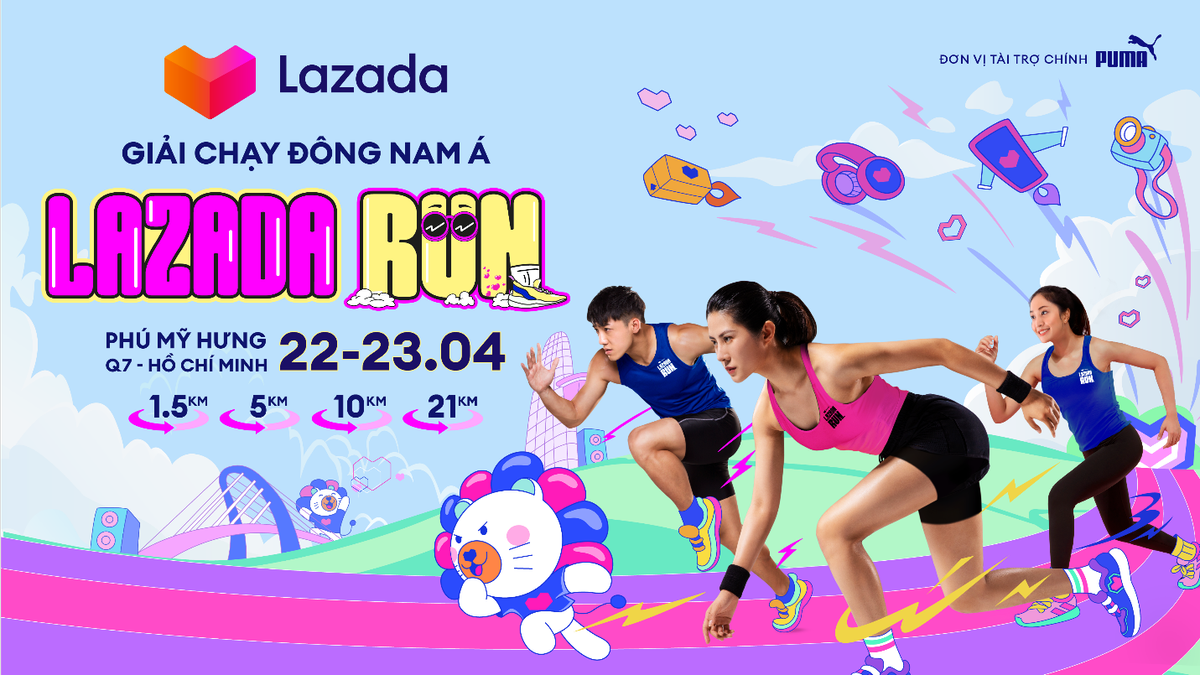 Lazada Run thêm 'nhiệt' với loạt check-in tham gia của các mỹ nhân Việt Ảnh 7