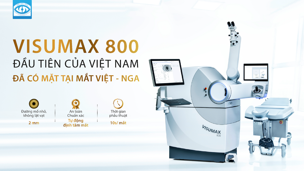 Visumax 800 - siêu máy xóa cận đầu tiên tại Việt Nam cập bến Mắt Việt - Nga Ảnh 1