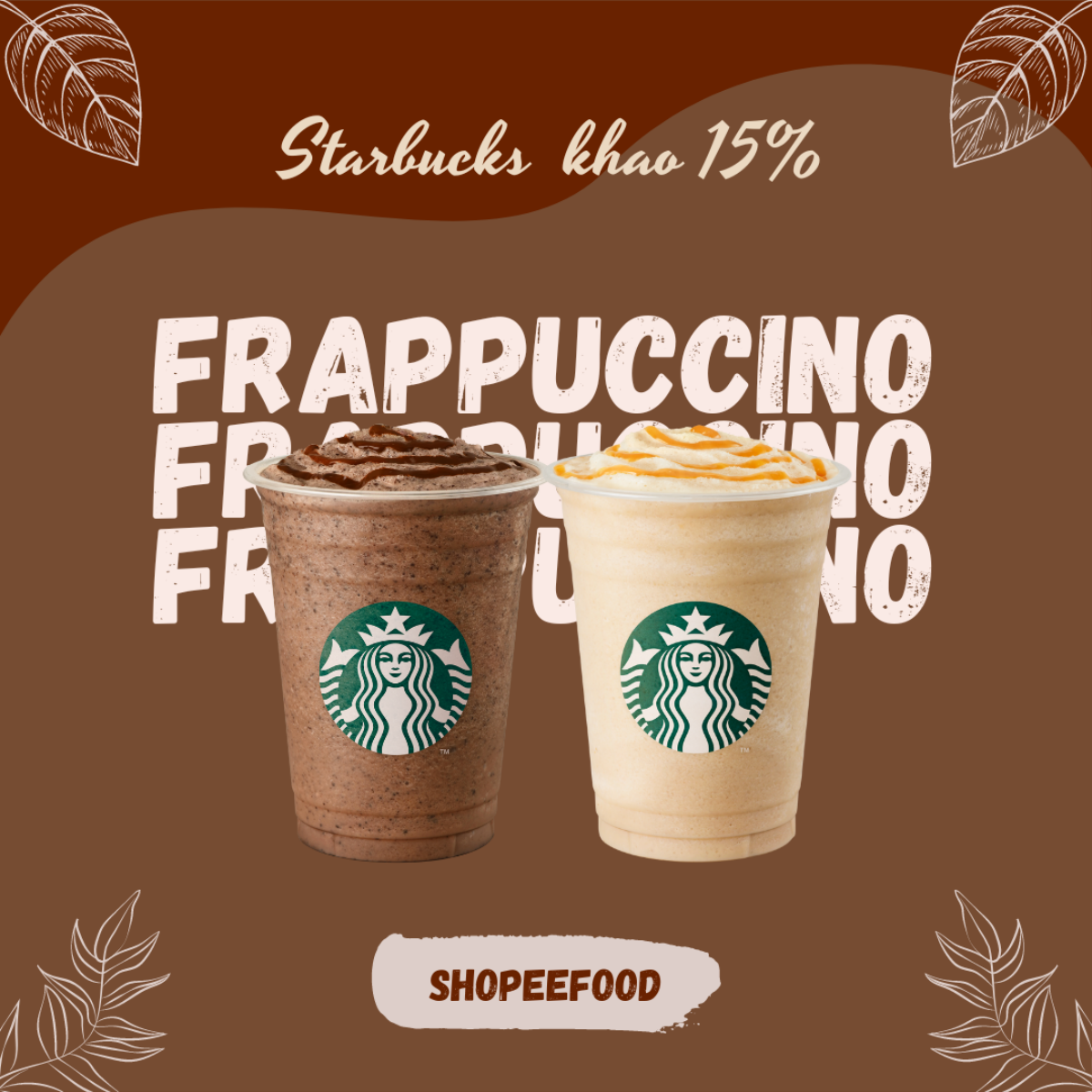 Nóng nhất lúc này không phải trời hè 38 độ, mà là bộ đôi ưu đãi kép từ Starbucks trên ShopeeFood Ảnh 2