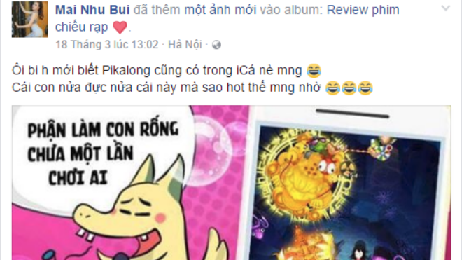 Cộng đồng mạng sục sôi chia sẻ Pikalong trong iCá Ảnh 2