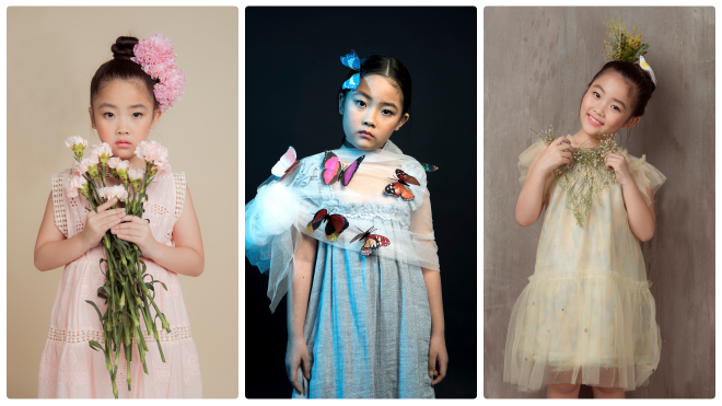 Chỉ mới 7 tuổi cô bé này đã sở hữu tài năng catwalk và diễn xuất chẳng kém các anh chị người mẫu, diễn viên chuyên nghiệp Ảnh 2