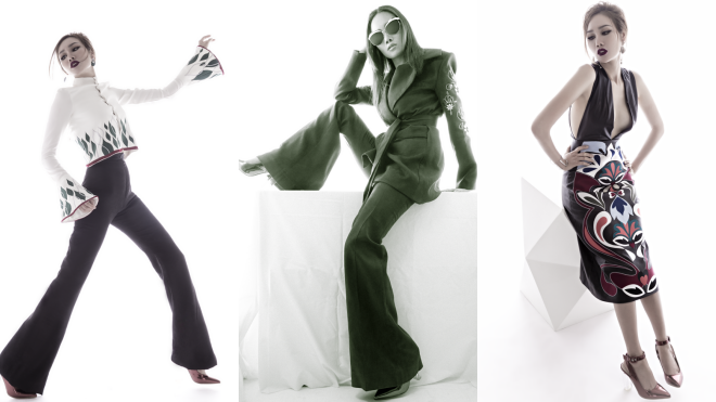 Hoa hậu Kim Nguyễn quay trở lại với phong cách thời trang mang đậm hơi thở thập niên 70s Ảnh 2